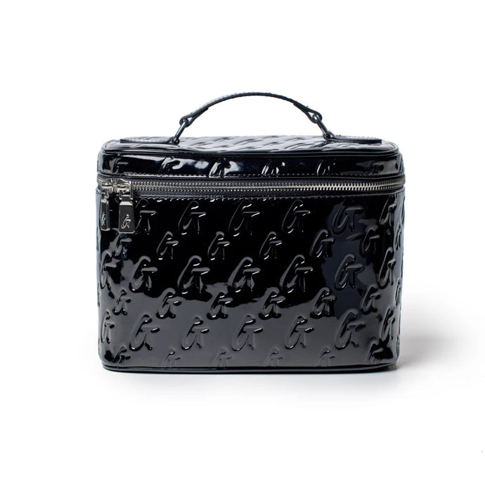 LARGE METALLIC MONOGRAM TOILETRY BAG